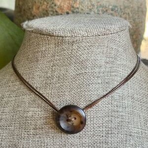 Grunge Button Choker